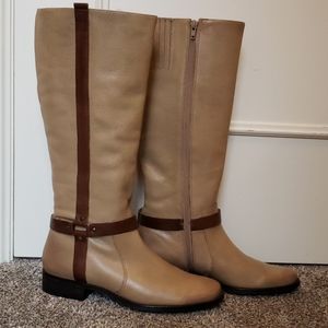 Leather boots